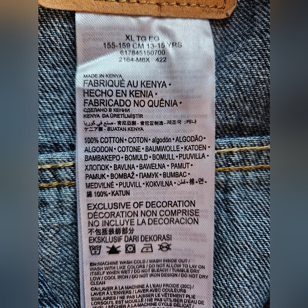 LEVI STRAUSS Denim Jacket NEW - Picture 5 of 12